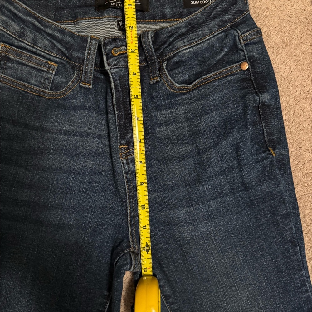 Judy Blue Slim Boot Cut size 1/25 Measurements in photos. Thanks for looking! - Picture 7 of 8